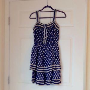 Anthropologie Maeve Blue Sundress